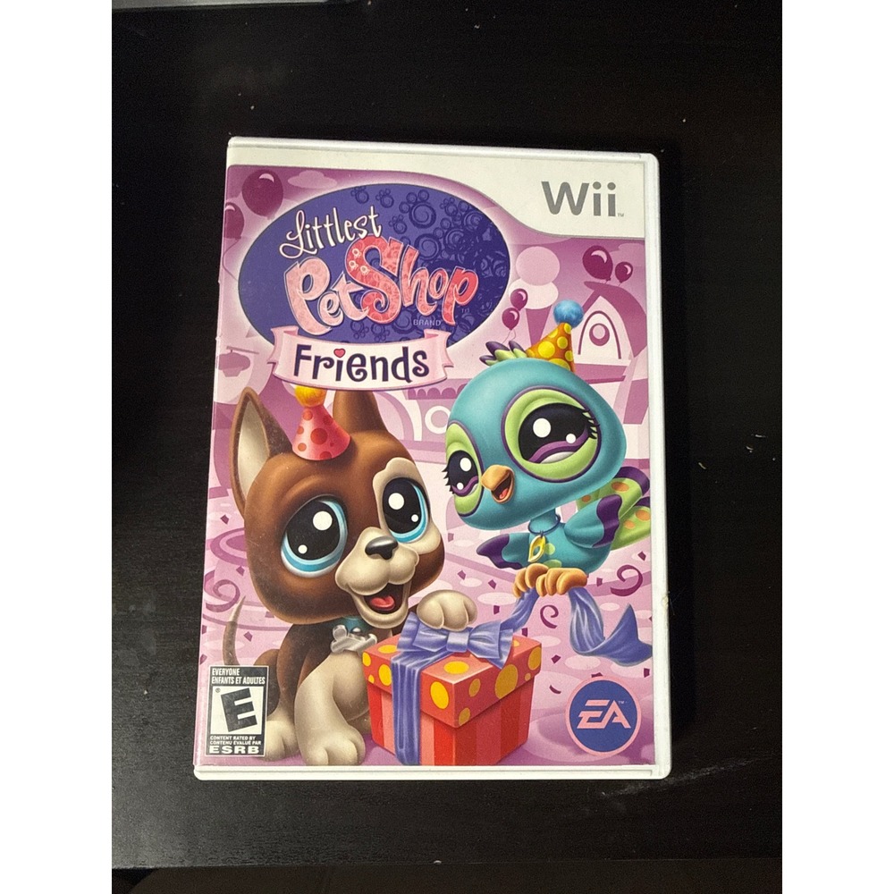 Littlest Pet Shop Friends Nintendo Wii EA Video Game RVL-RLPE-USA